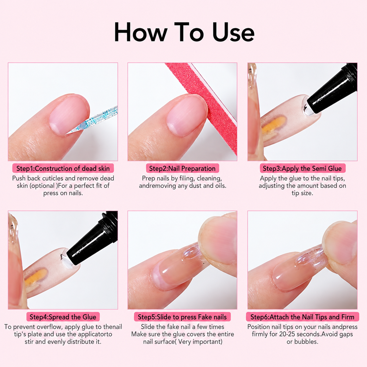 🔥2026 HOT SALE🔥 Extra Strong Fast-Drying Semi-Solid Nail Glue & Remover Set