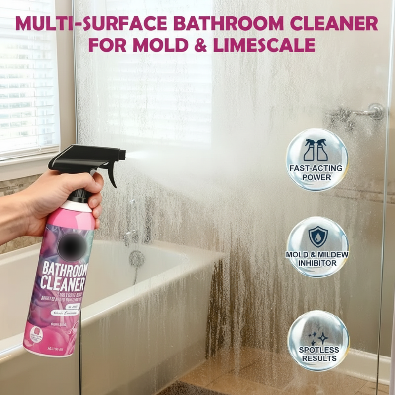 💧Multi-Surface Bathroom Cleaner for Mold & Limescale