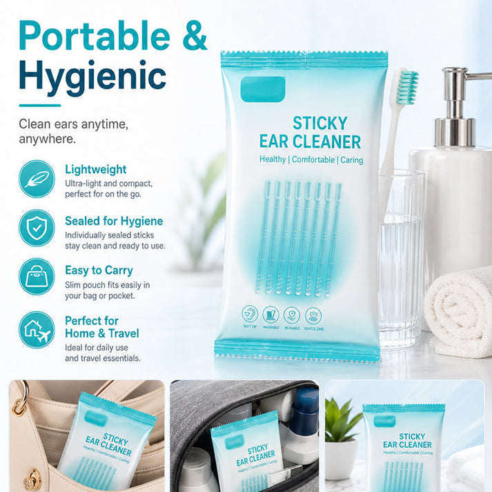 🎁 2026 New Arrivals 50% off💥Soft sticky ear cleaning sticks, effective removal of dry earwax